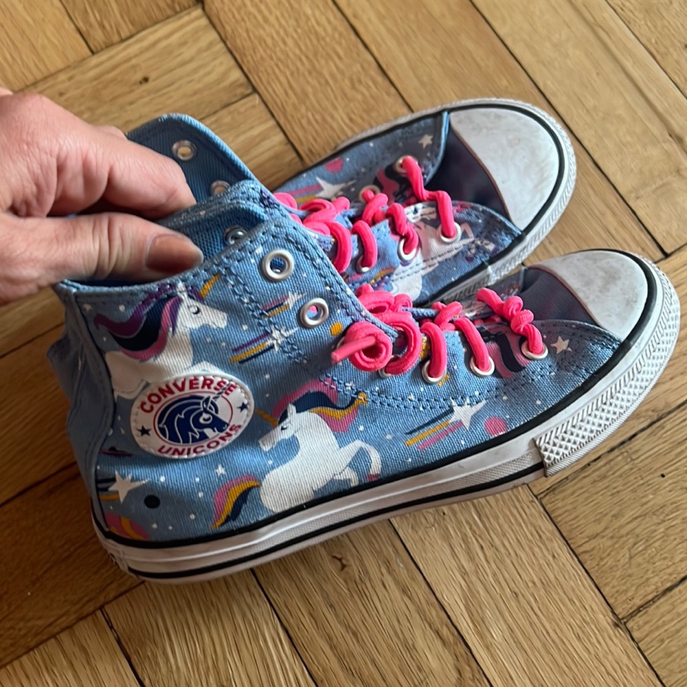 Converse unicorn high tops size 2 EUC